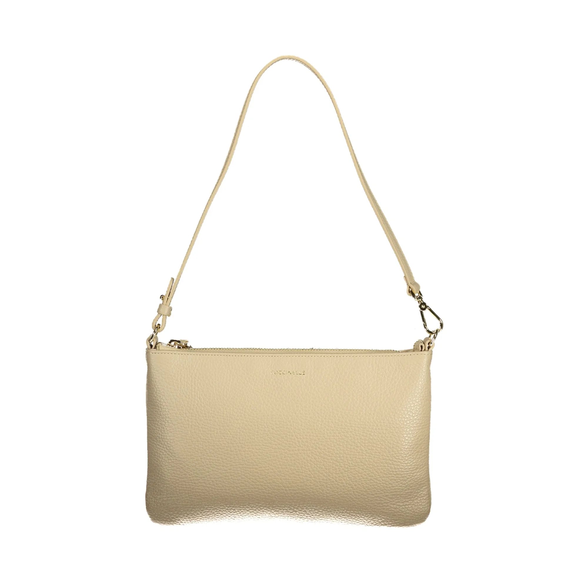 Coccinelle Borsa a Spalla Pelle Donna Beige Logo Borse - foto prodotto
